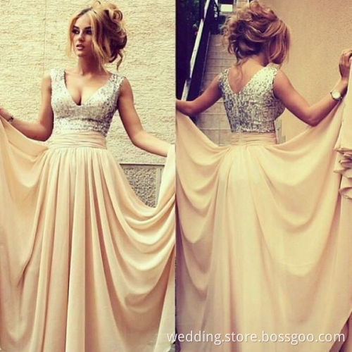Chiffon A-line Evening Dresses Sweetheart Beading Prom Dress